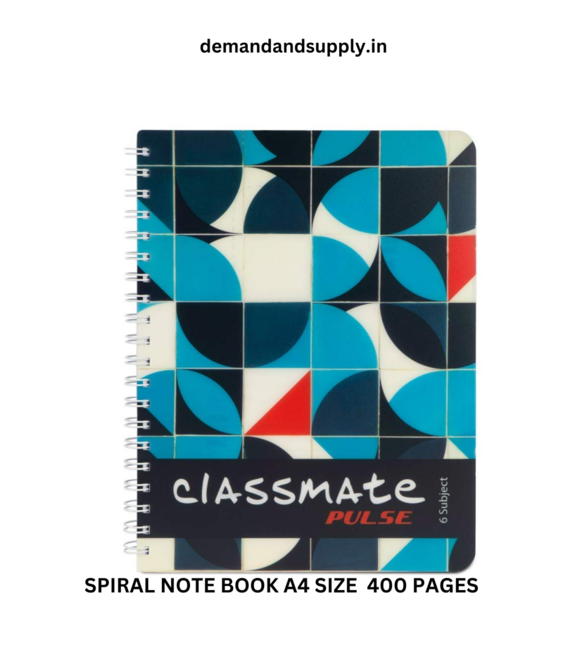 SPIRAL NOTE BOOK A4 SIZE CLASSMATE PULSE (400 PAGES)