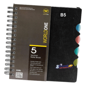 Spiral Pad (Diary) 5 subject B5 Size 300 pages