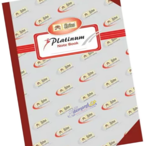 Platinum Register (Long Note Book) Hard Bound (144 Pages)-Lotus
