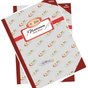 Platinum Register (Long Note Book) Hard Bound (384 Pages)-Lotus
