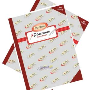 Platinum Register (Long Note Book) Hard Bound (480 Pages)-Lotus