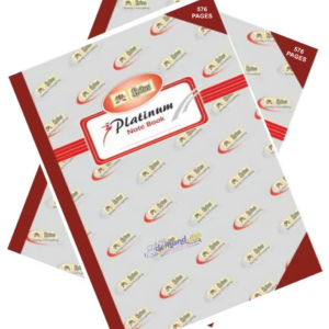 Platinum Register (Long Note Book) Hard Bound (576 Pages)-Lotus