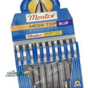 Ball Pen -Montex Mega Top (Transparent Body) (10 pcs Pack)