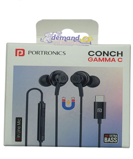 Earphone C-Type -Portronics Conch Gamma C