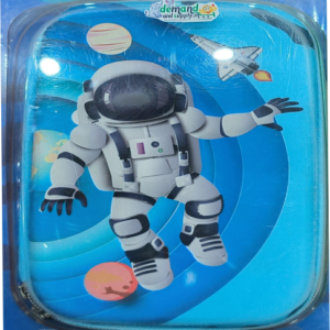 3D Pencil Pouches (Big)-Polyurethane (PU) Astronaut Design
