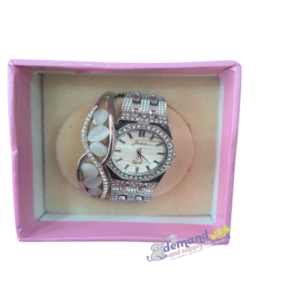 Watch with Bracelet-Silver Color