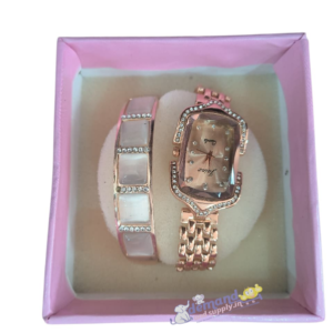 Watch with Bracelet-Rose Gold