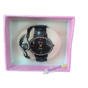 Watch with Bracelet-Black