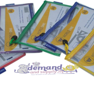 Transparent Zipper Pouch A6-Worldone