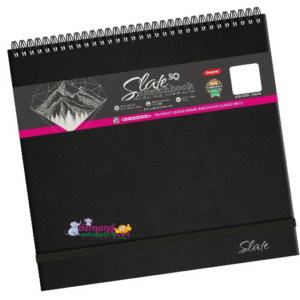 Black Paper Sketch Book -A6 Size Anupam Square Slate Sketch Book