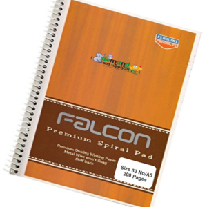 Spiral Pad 33 No -Falcon (00611) - 200 pages A5 size