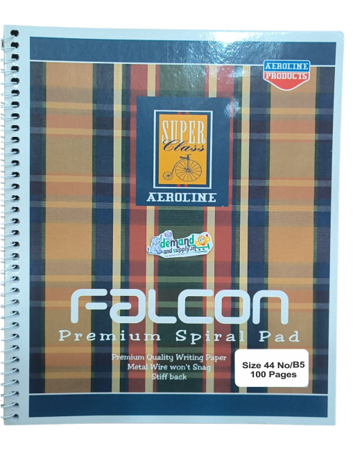 Spiral Pad 44 No -Falcon (00612) - 200 pages A6 size - Image 2