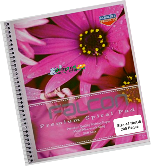 Spiral Pad 44 No -Falcon (00612) - 200 pages A6 size